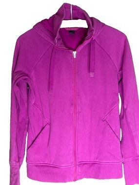 Athleta Purple Triumph Zip Hoodie Jacket